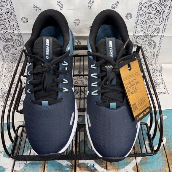 NEW Nike Free Golf Next Nature Armory Navy Glacier Blue FN0332-401 Men’s Size 9 - Picture 3 of 10